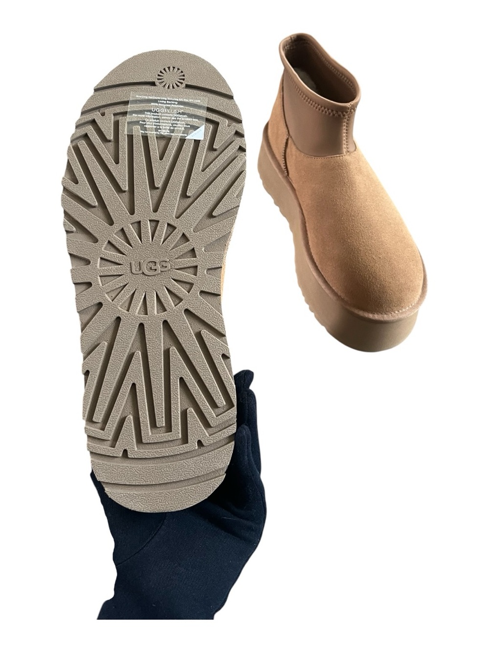 UGG Classic Mini Dipper Women’s Boot In Chestnut - Picture 12 of 15